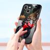 Moto Cross Motorcycle Sports Phone Case For iPhone 17 16 15 Pro Max 11 12 13 14 7 8 Plus SE 2020 X XR XS Cover Soft Black