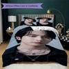 Elegant Jin White Shirt Bedding 1 Duvet Cover 2 Pillowcase Without Core Without Core Bedding Set Soft And Comfortable
