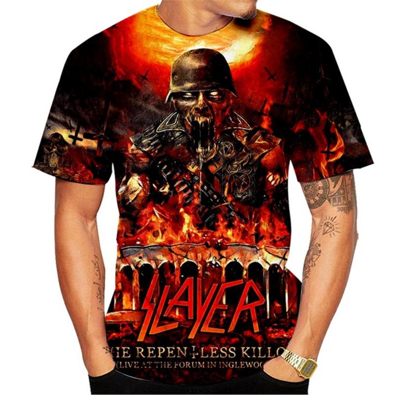 2026 SUMMER Slipknots Prepare for Hell Tour Washed Short Sleeve T-Shirt Men Women Mental Band Streetwear Graphic Top Tees