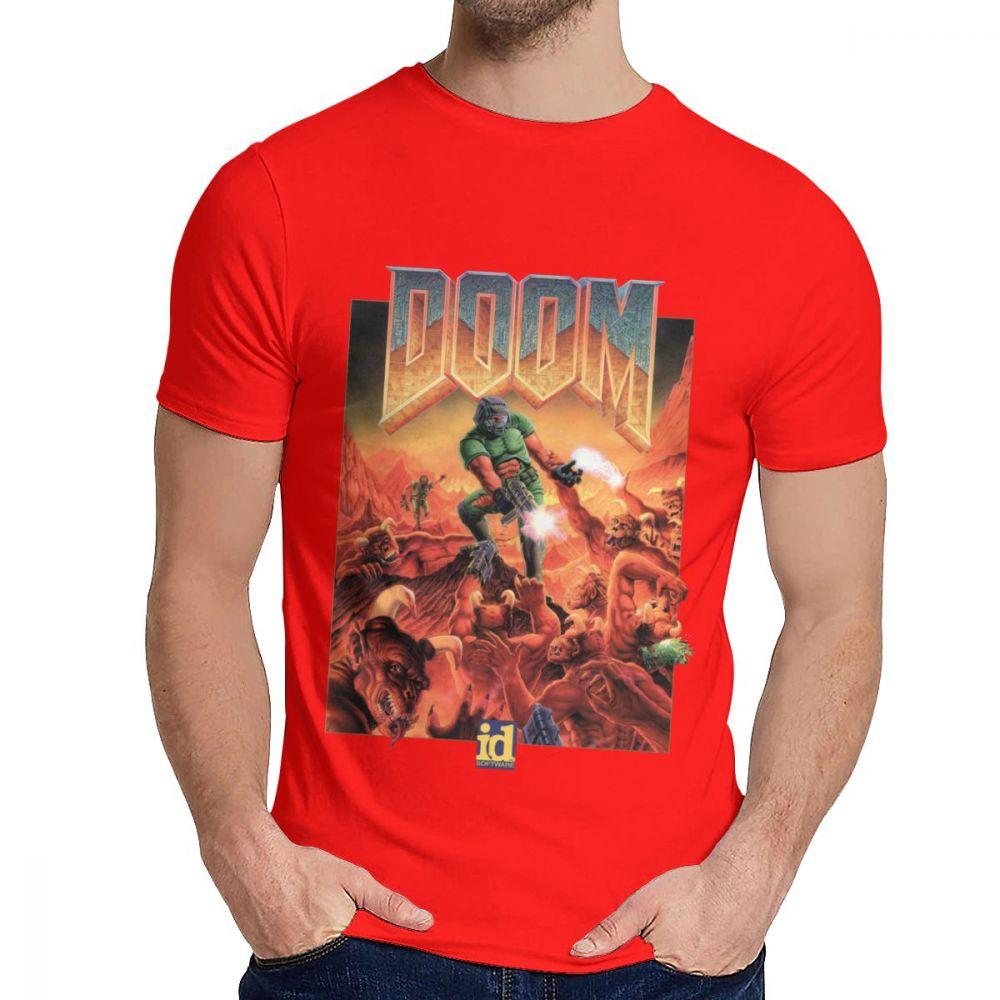Picture Custom Doom Ii Hell On Earth 1994 T Shirt For Male Summer Cool Man 100