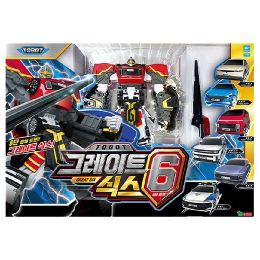 Young Toys Mini / Big Size Tobot Great Six Transforming Robot Action Figure