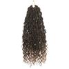 18 Zoll 100g Goddess Locs Häkelhaar Synthetisches Flechthaar Jumbo Braids Häkelzopfhaar Gypsy Locs Extension für Frauen