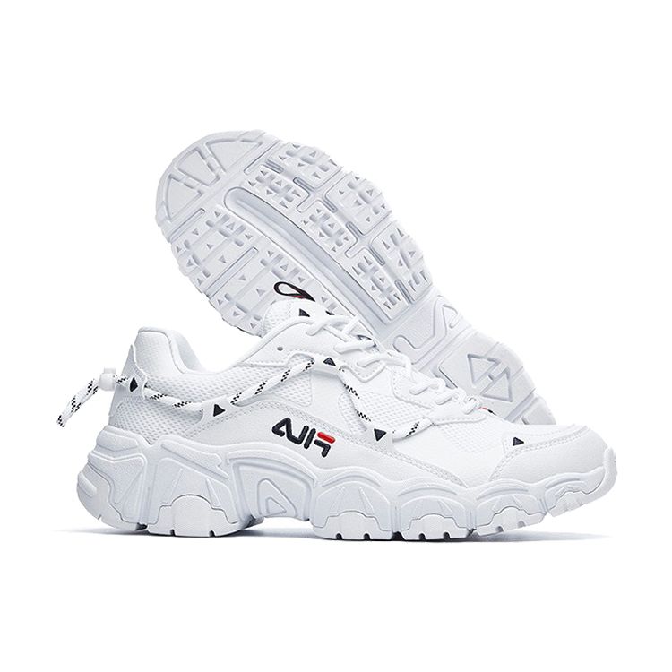 Fila Cat Paw Fabric 1.0 Comfortable Versatile Low-Top Casual Shoes Women sneaker White F12W034129FWT