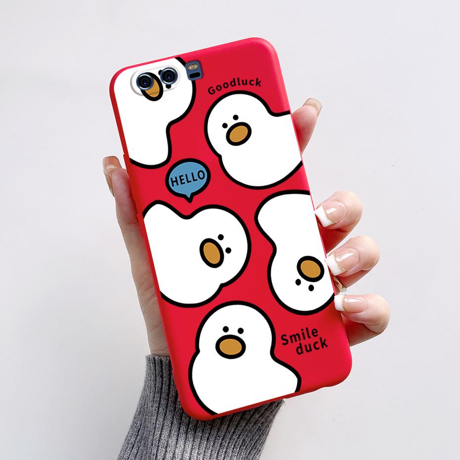 Silicone Back Cover for Huawei P10 Plus Soft Cute Rabbit Panda TPU Bumper Protective Phone Case HuaweiP10 P10Plus Fundas Housing