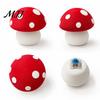 Tactile Clicker Toy 3D Printed Mushroom Toy, Button Fidget for Desktop Ornament Stress Relief, Mini Finger Backpack Decoration Anxiety Relief Gadget