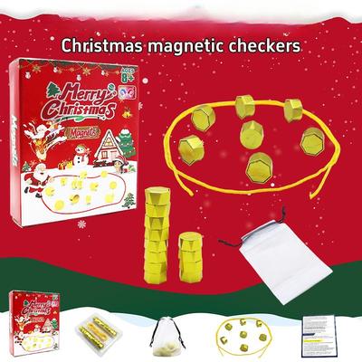 Magnetic Force Effect Board Game, Children's Intelligence Game, Tabletop Leisure Interactive Game, Logical Thinking, Magnetic Stone Battle Board Game