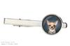 Chihuahua short-haired, Chihuahua smooth - cufflinks and tie with your photo, a suit decoration, men's jewelry from the Art-Dog brand.