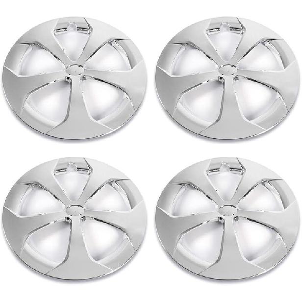 G-PLUS Kołpaki na środek koła Kompatybilne z 03-07 Toyota Tundra Sequoia Zamienny kołpak na piastę Zestaw 4 szt., Srebrny