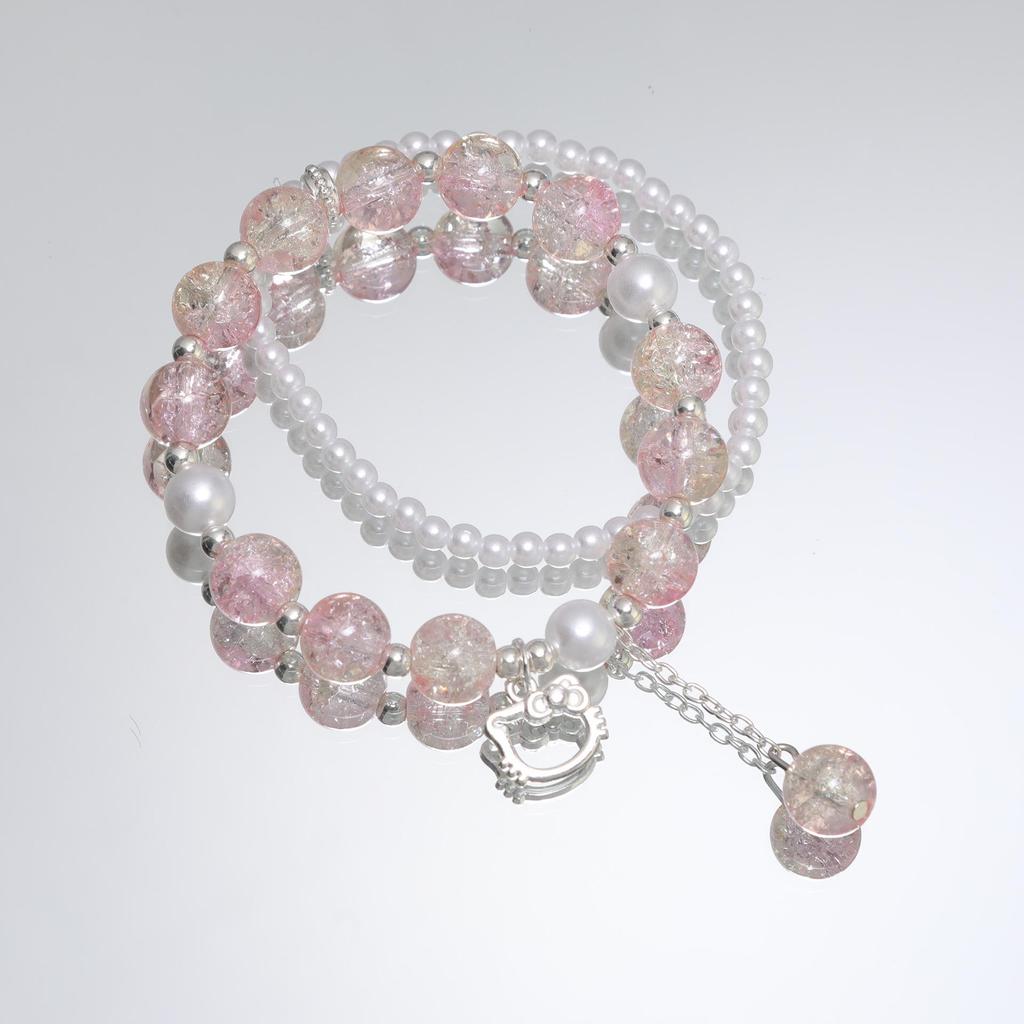 Mori Style Mermaid Crystal Bracelet - Sweet, Versatile Design for Women, Students, and Best Friends.