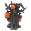 Halloween Pumpkin Tree Monster Figurine,Vintage Resin Statue for Home,Office Decor, Perfect for Holiday Display for Christmas,halloween Decorations