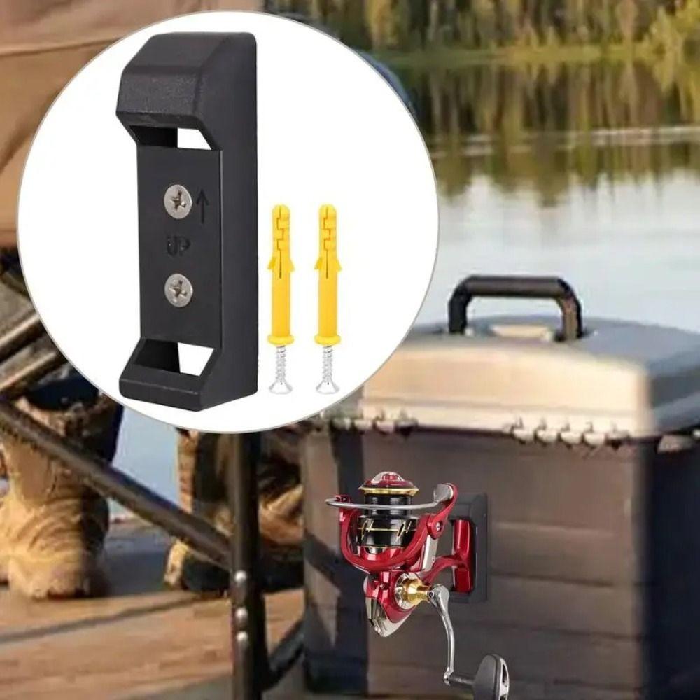 ABS Wall Hanger Lightweight Fishing Bracket Portable Reel Holder  Storage