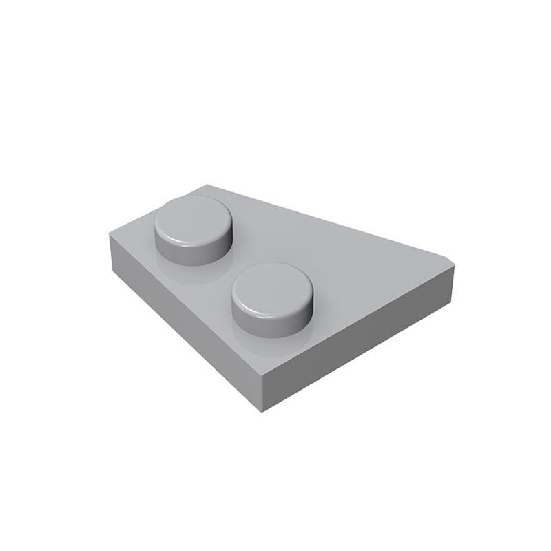 20PCS MOC compatibili assemblano particelle 24307 piastra one cuneo 2x2 blocchi di costruzione destra giocattoli di ricambio educa