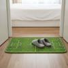 Flannel Football Field Floor Mat Non-slip Small Rug Home Decor Small Carpet  Bathroom