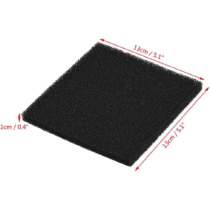 Yosoo 10pcs Activated, Carbon Filter Elicent Carbon Filters 13cm X 13cm for Soldering Filter Sponge Smoke Absorber Fume Extractor