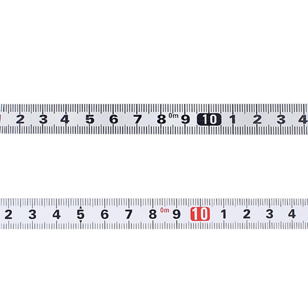 Self Adhesive Measuring Ruler Carbon Steel Measure Tape Left To Right Reading 13mm Width 5 Meter