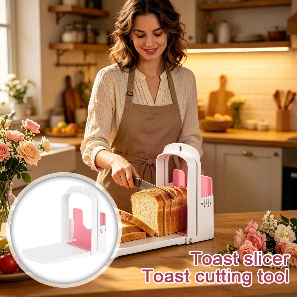 Guida per Affettare il Pane Spessore Regolabile Porta Pagnotta Supporto per Affettare Pane da Sandwich Toast Strumento per la Cottura Fai-da-Te Accessorio da Cucina