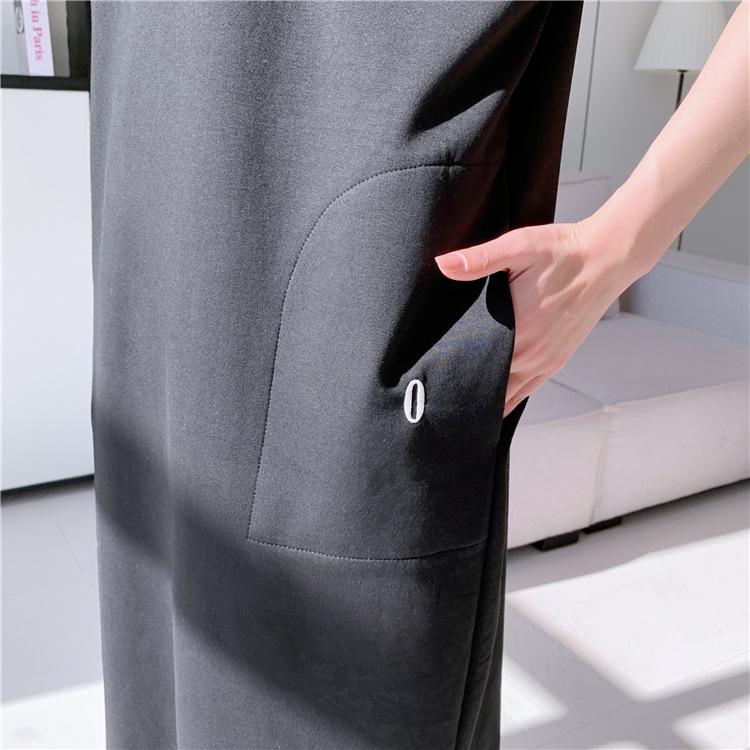 2024 Spring/Summer Plus Size Women's Embroidered Loose Cotton Dress