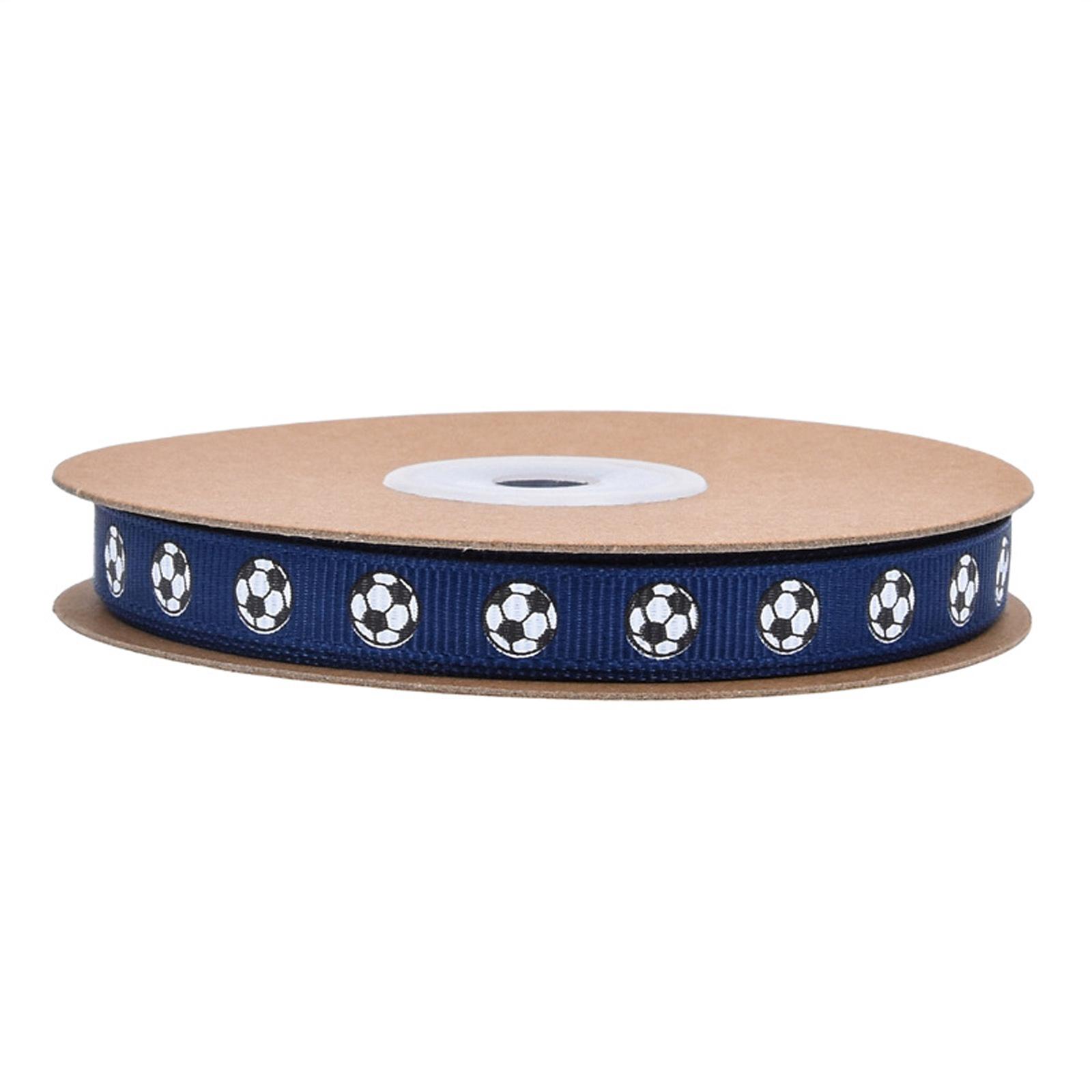 

Vitality Boy Football Ribbon Classmate Graduation Companion Gift Tie Gift Packaging Threaded Tape One Size синий