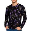 Halloween All Over Print T Shirt, Cute Pumpkin Graphic Tee for Women Men