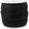 50 Yards Black Elastic Foldover Ribbon Stretch Fold Over Elastics for Hair Ties
