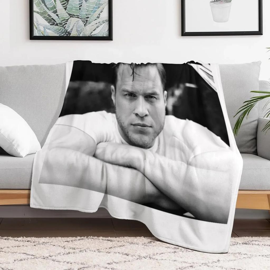 Olly Murs Throw Blanket warm for winter Custom Picnic Comforter Blankets sofa bed Sofa Flannels Picnic Blankets