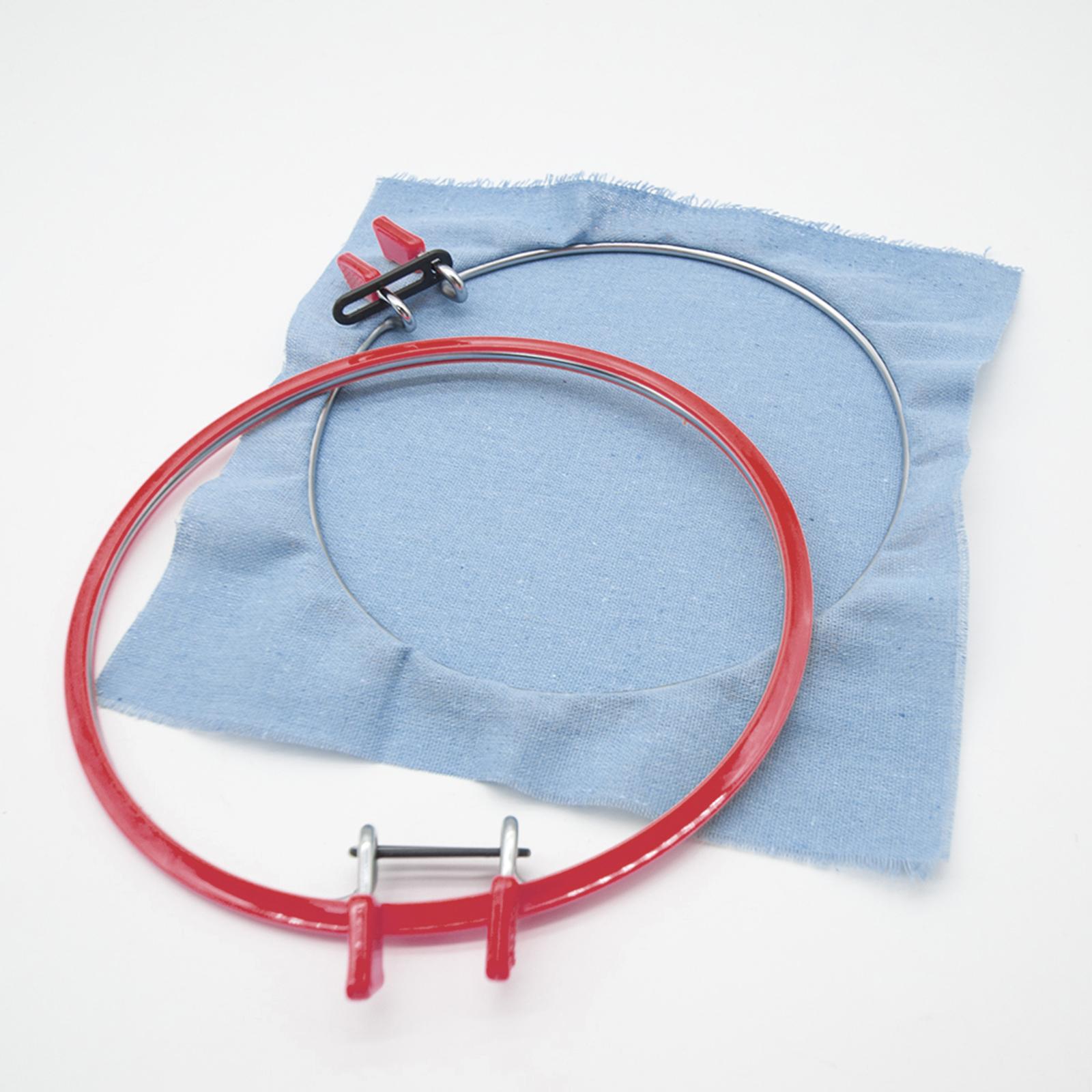 

8.7 Embroidery Hoop Spring Tension for Kids Needlecraft Household Tool красный