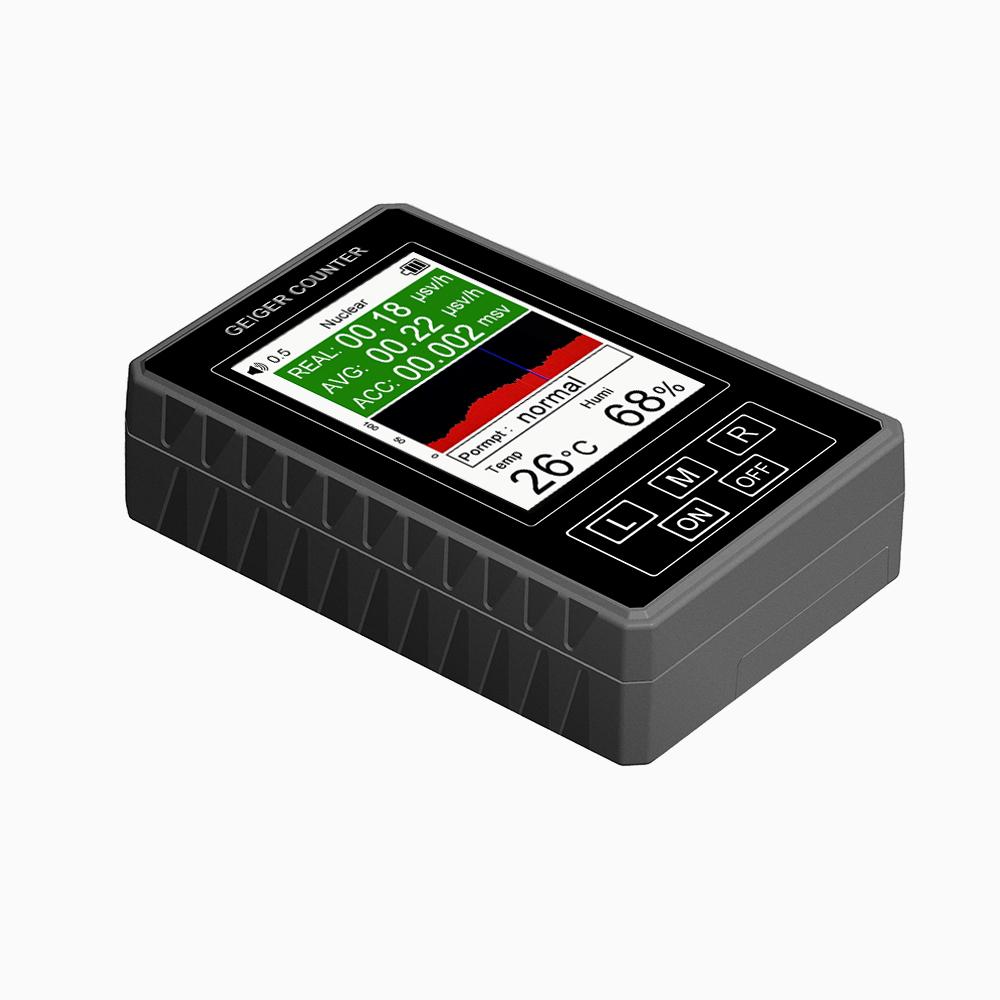 BR-9B XR-1 Pro Nuclear Radiation Detector LCD Display Screen Geiger Counter Personal Dosimeter Marble Detectors Beta Gamma X-ray