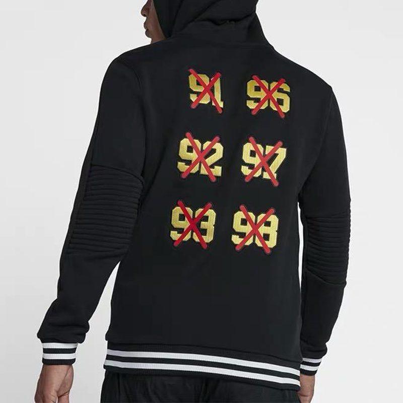 Jordan Sweatshirts Men's Black Hooded Moderate Regular BQ5181-010