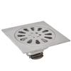 Shower Drain Square Shape Adjustable Tile Insertion Floor Drain Channel for Kitchen Bathroom