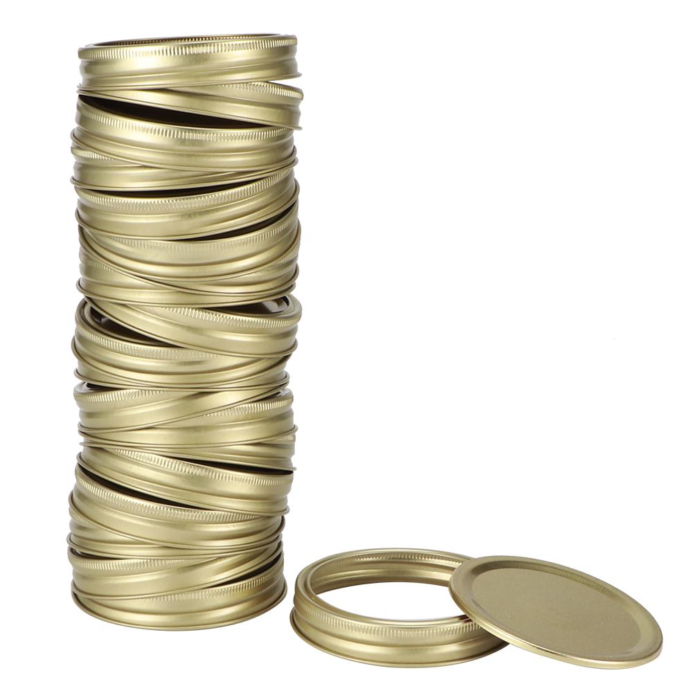 

Крышки для мини-стеклянных банок из нержавеющей стали раздельного типа, уплотнительная крышка для контейнера для хранения специй, меда Type 1