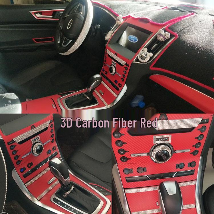 15-18 Edge Interior Carbon Fiber Gear Shift Stickers