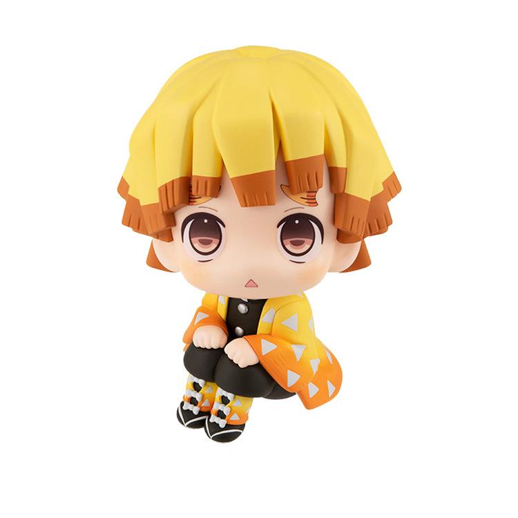 Anime Figure Demon Slayer Nezuko Tanjirou Zenitsu Inosuke Kyoujurou Kanawo Action Figures Model Doll Toy Desktop Ornament Gift