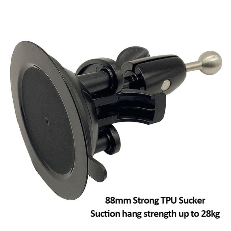 360 Rotation Truck Car Phone Mount 17mm Suction Cup Base High Strength PC Holder Secure Viewing Suitable for Trucks Car