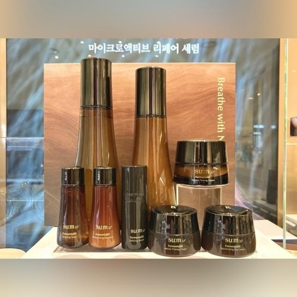 SU:M37 SUM37 Fermentalift Anti-aging Basic Skin care Trio Set 8 items / Anti-Aging, Moisturizing, Korean Cosmetics, Kbeauty