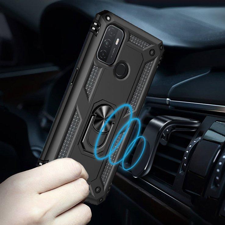 Armored case for Oppo A53 / Oppo A53s / A32 4G, Nox Case Ring, black