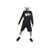 Nike Loose Fit Graphic Print Long Sleeve T-Shirt Kids tops Black FV2646-010