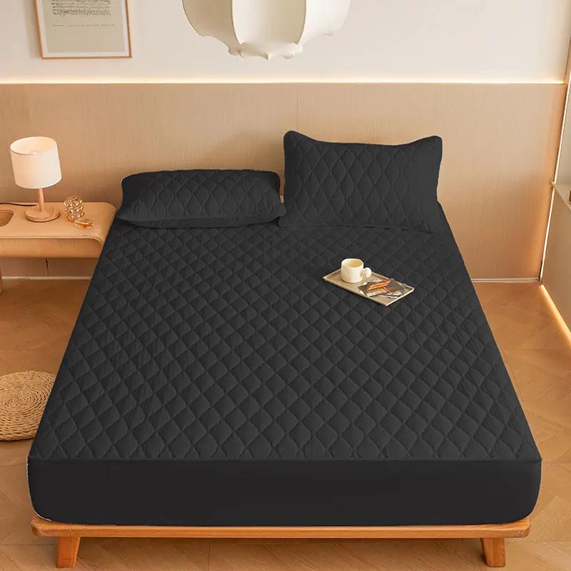 New Waterproof Thicken Mattress Covers Adjustable Fitted Sheets Bed Covers Mattress Pad Protector Sheets For Bed