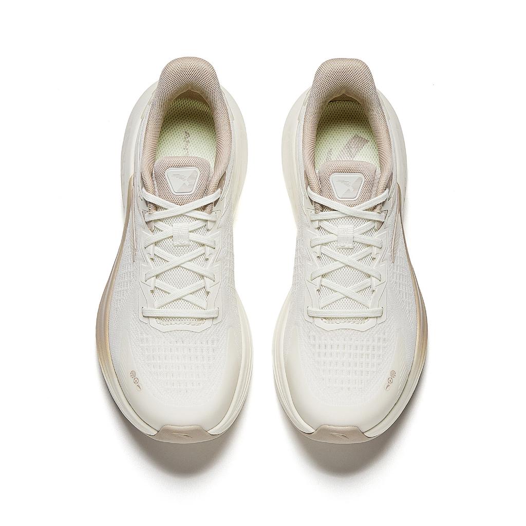 Anta Poison Dart 6 Lightweight Rebound Running Shoes Kids Sneakers Ivory-White Frost-Gray 922535511-2