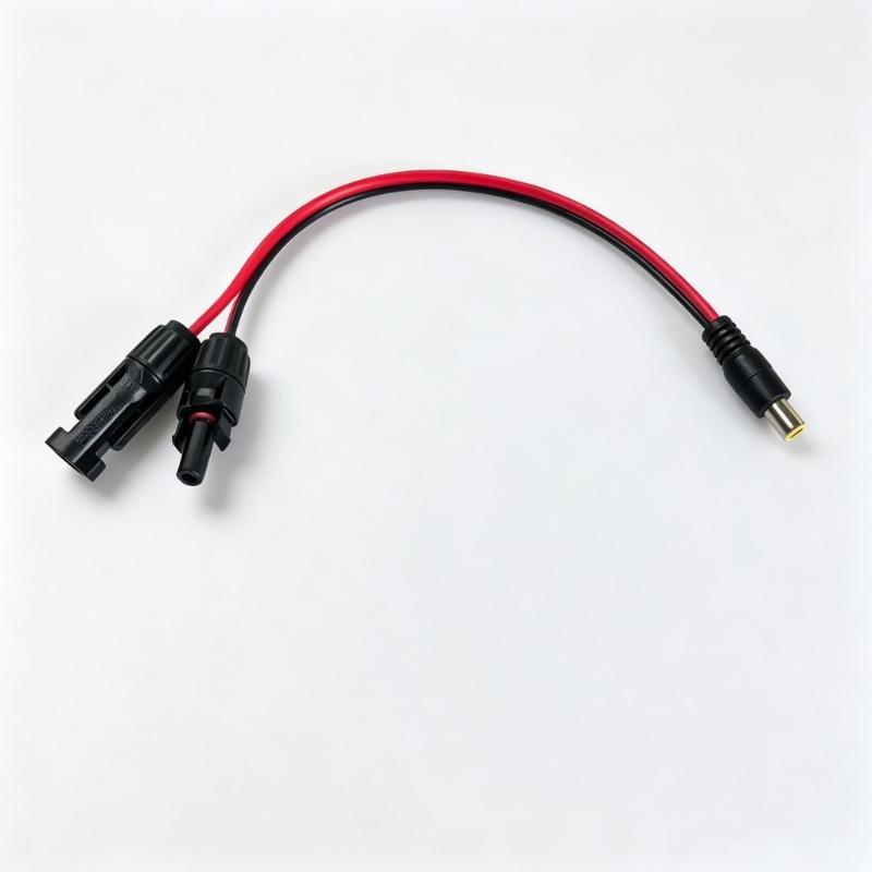 MC4S to DC7909 Solar Adapter Cable with DC8020 Adapter, 14AWG Connectors Wire for Portable Power Charging Setups