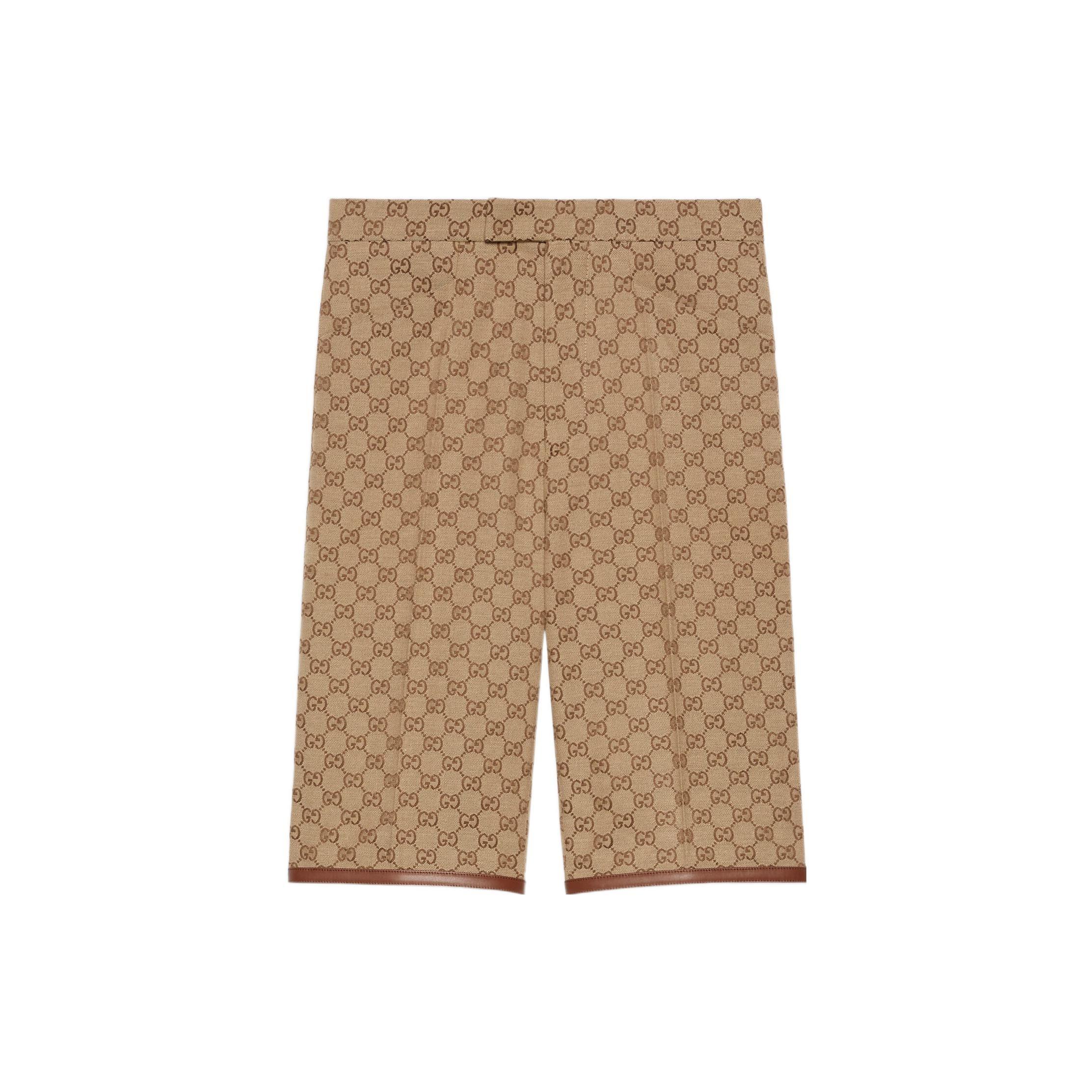 Gucci GG Canvas Tailored Shorts `Beige`