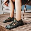 Men's Sandals, Easy to Wear for Leisure, Mesh Shoes for Driving, Outdoor Waterproof Beach Shoes, Cool Slippers New Style for Men