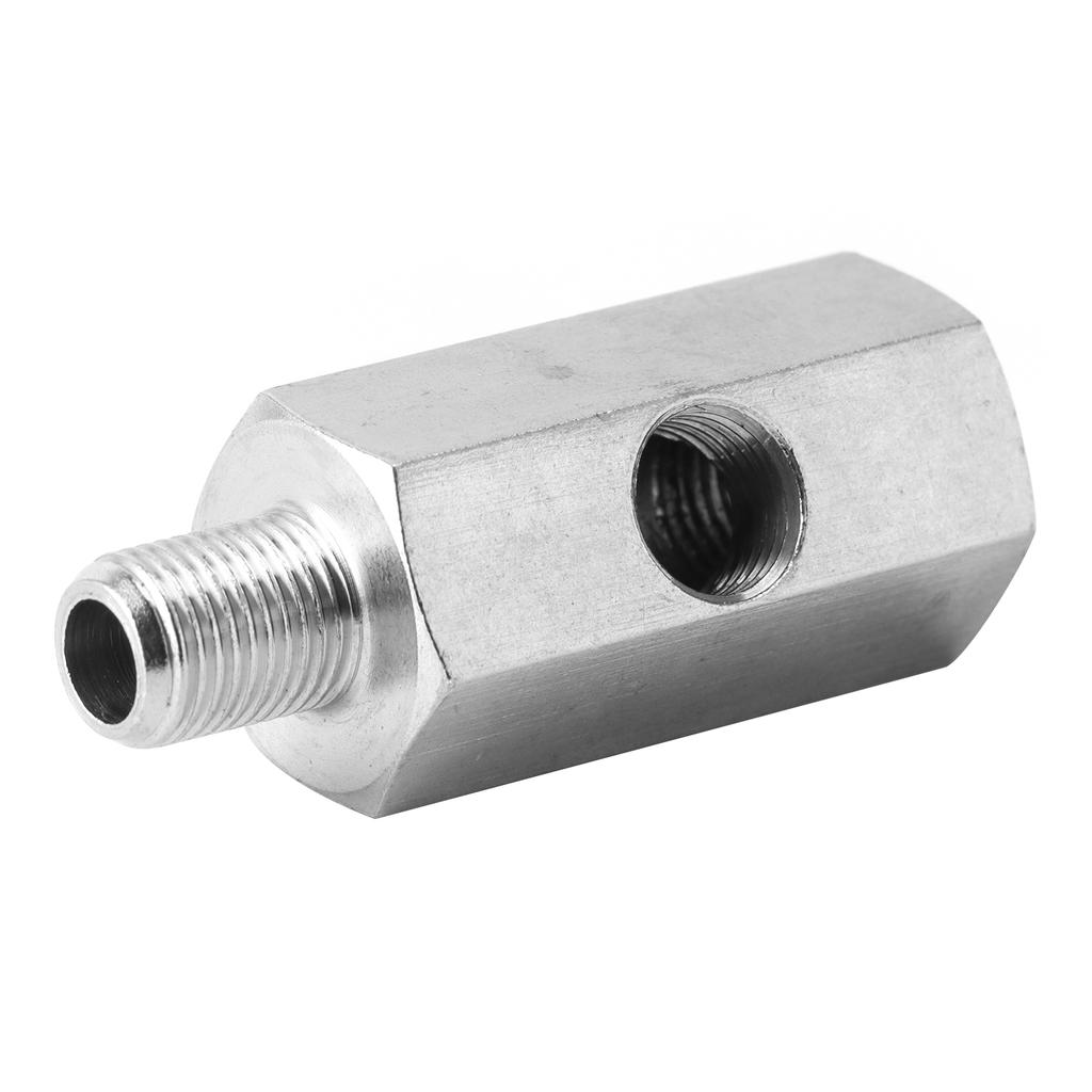 Oil Pressure Sensor Adapter NPT Tee Male to Female1 8in to M10x1.0 Turbo Supply Line Gauge Fitting