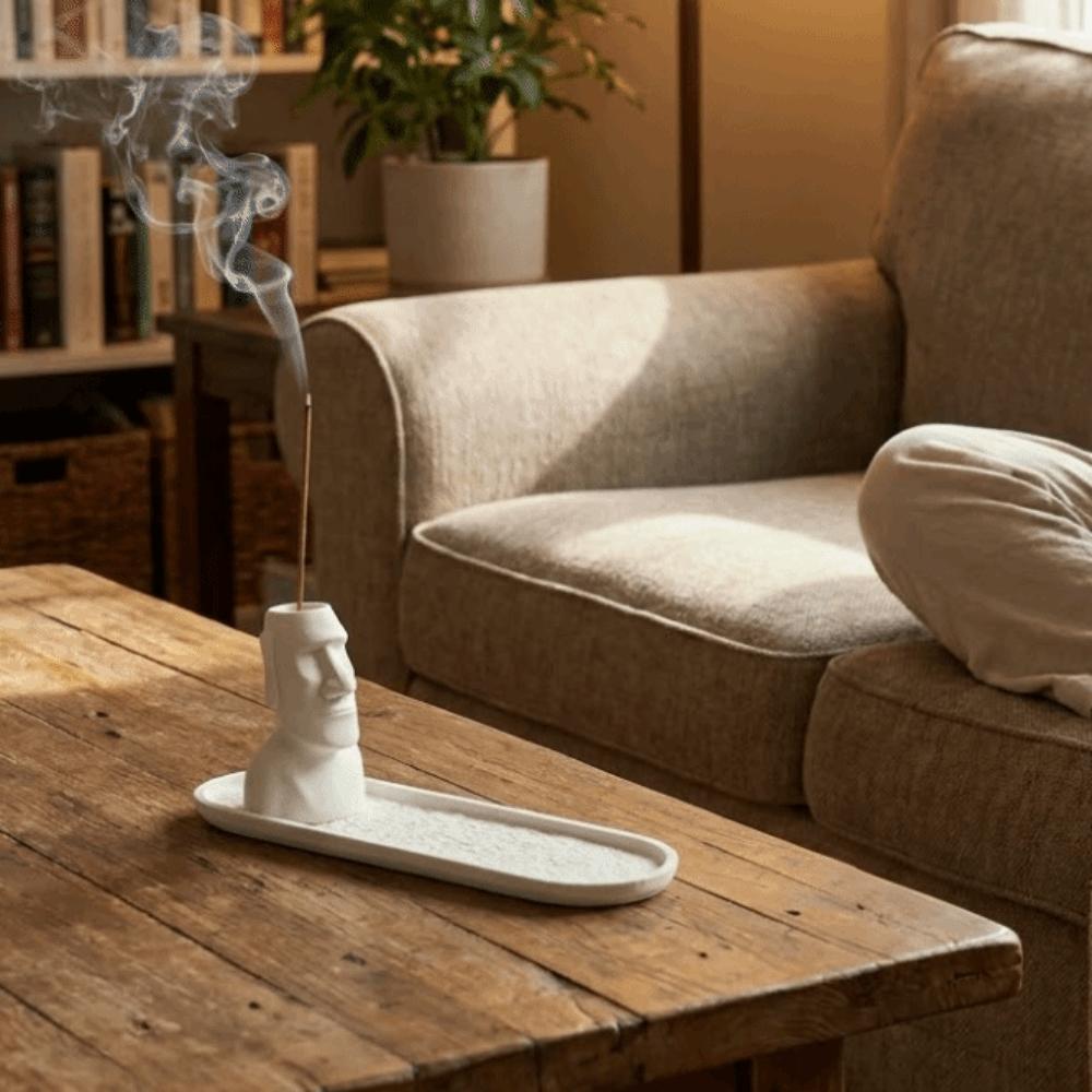 3D Printed Cartoon Incense Holder Scenic Statue Incense Burner Table Ornament Home Decoration