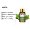 PHATOIL 5 ml ätherisches Basilikumöl, Aromatherapie für Spa-Ölbrenner, Luftbefeuchter, erfrischendes Anti-Aging-Gesicht, reines ätherisches Öl