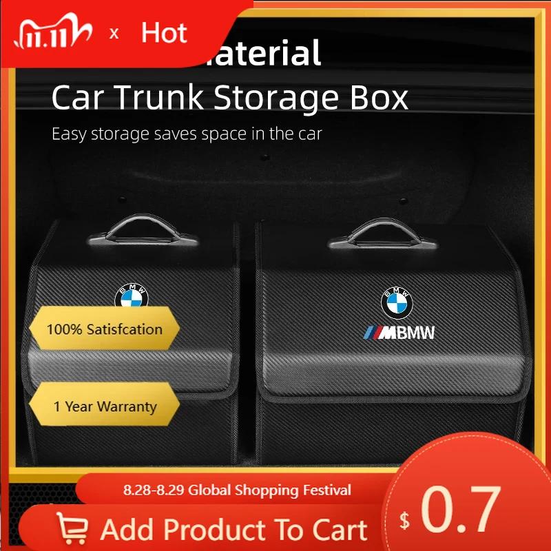 Adesivo per Auto 2025 Scatola Portaoggetti Calda per Bagagliaio Auto Grande Capacità Custodia Organizzatore Attrezzi Accessori Per BMW Motorsport X1 X3 X5 E39 E46 E