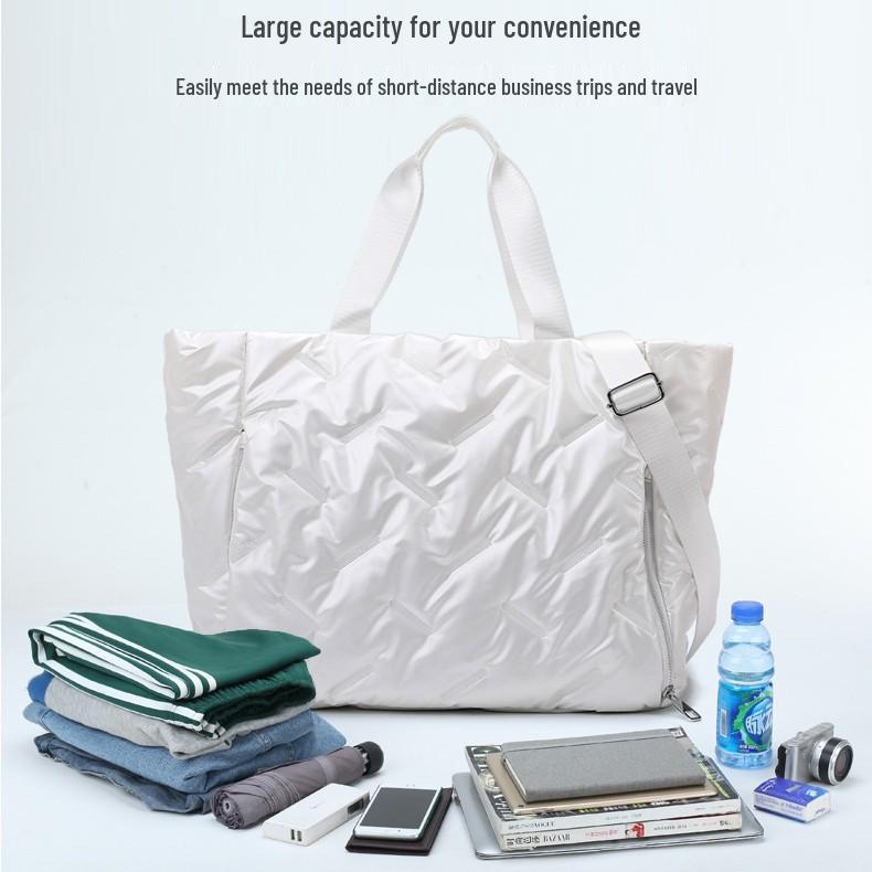 Crossbody Yoga Travel Bag with Dry-Wet Separation – Cotton Shoulder Bag for Convenient Fitness and Travel