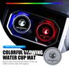 Car Colorful Luminous LED Atmosphere Light Cup Coaster Holder For Vauxhall VXR8 Insignia Vivaro Zafira Combo Movano Mokka GSe