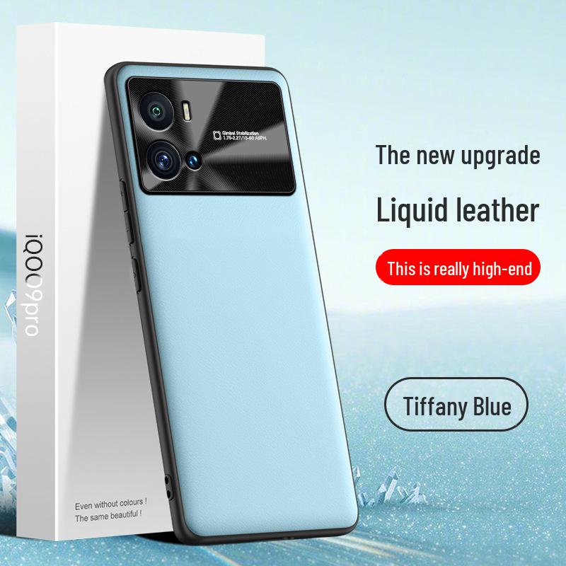 IQOO9pro Liquid Leather Case: Fallschutz- und Antifouling-Schutzabdeckung - Einteilig erhältlich