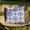 Traditional Blue and White Porcelain Cushion Cover Soft Reversible  Durable Pillow Cover  for Home  Car Daily Comfort