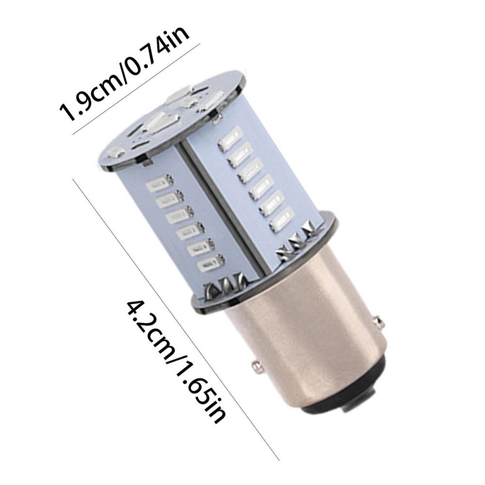 Motorcycle Brake Light Bulb Trailer Rear LED Trailer Lights With High-Brightness Bulb Brake Stop Strobe Light Bulb For